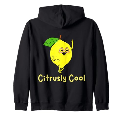 Funny Citrusly Cool Lemon Lime Citrus Fruit Lover Felpa con Cappuccio