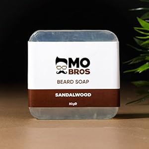 Mo Bro’s – Premium Beard Soap Conditioner Wash Bar 80g – 6 Various Scents – Sandalwood