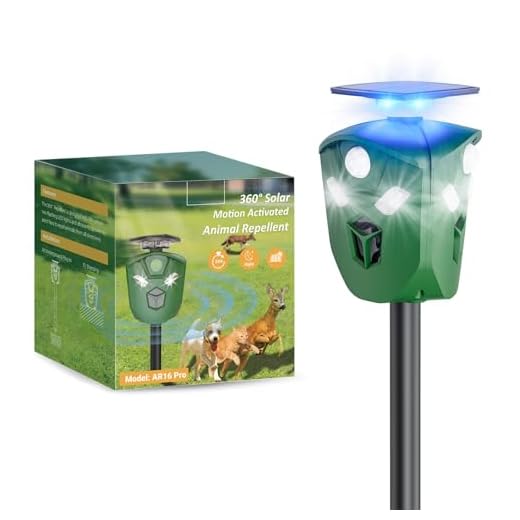 Solar Ultrasonic Animal Repeller 360°