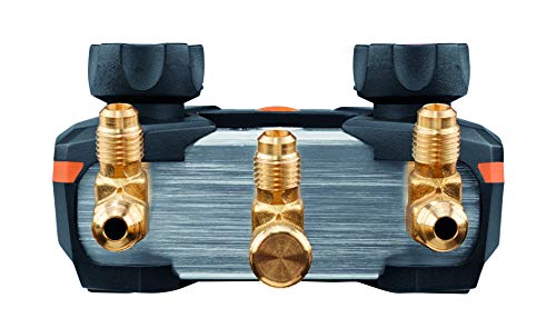 Testo 550I Kit I App Operated Digital Manifold, 1 X 552I Micron Gauge And 2 X 115I Pipe Clamp Thermometer For Air Conditioning, Refrigeration Systems And Heat Pumps – With Bluetooth #TOP2