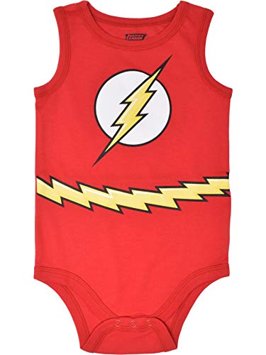 Dc Comics Justice League Batman Superman The Flash Newborn Baby Boys 5 Pack Bodysuits Multicoloured 6-9 Months #TOP1