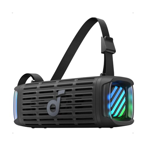 Soundcore Boom 3i by Anker, Rugged Outdoor Speakers, IP68 Waterproof,