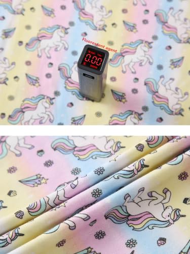 ZEBZOO Viscose From Bamboo Pajamas Baby Girls PJs Toddler Pajama Kids Sleepwear Unicorn Long Sleeve 2-Piece Set 6 Years - image 5