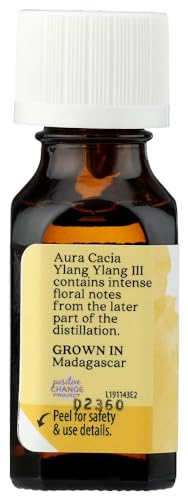 Aceite esencial Aura Cacia Ylang Ylang Extra 0.50 oz miniatura 2