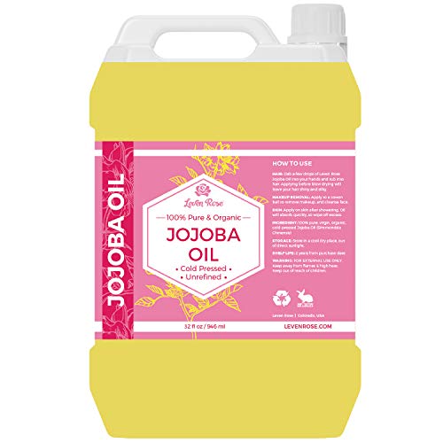 Leven Rose Jojoba Oil Bulk Wholesale Large 32 Oz For Soap, Skin, Hair And Nails #TOP15