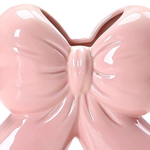 Vase en céramique avec nœud décoration haut de gamme pour cheminée