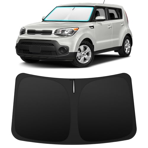 Image of INSAUTO Custom Fit Windshield Sun Shade for Kia Soul 2014-2019