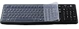 Ultra Thin Desktop PC Silicone Clear Keyboard Cover Skin Protector Compatible with Logitech K120 MK1