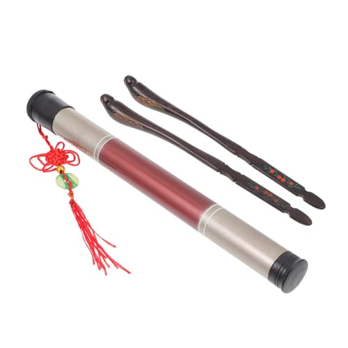 HEMOTON Bird Ebony Dulcimer Hammers Set 1 Pair Practice Hand Tools for Dulcimer