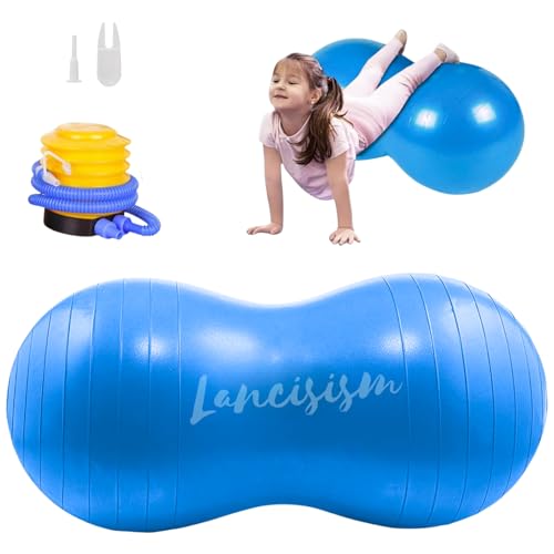 Peanut Ball for Physical Therapy 90 * 45cm with Pump