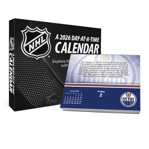 2026 NHL Day-at-a-Time Box Calendar