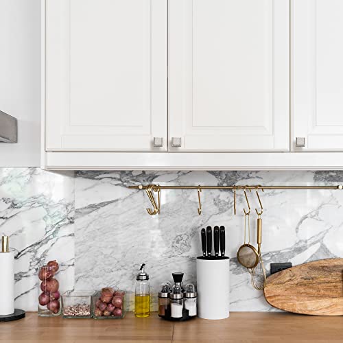 Image of Ravinte 30 Pack Brushed Nickel Square Kitchen Cabinet Knobs,Zinc Solid Drawer Pulls,Farmouse Cabinet Handles for Cupboard, Closet, Dresser and Bathroom, Modern Cabinet Hardware for Cabinets