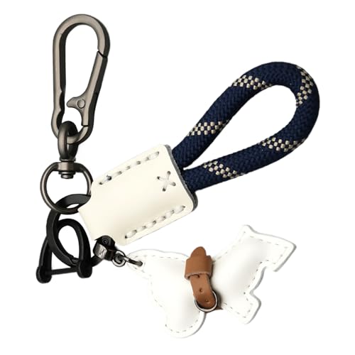 Njidher Colgante de piel para bolso - Colgante perro para bolsos, accesorio para llaves, bolsos de viaje | para llaves de coche, mochilas, decoración de viaje regalos, Color ., riferimento