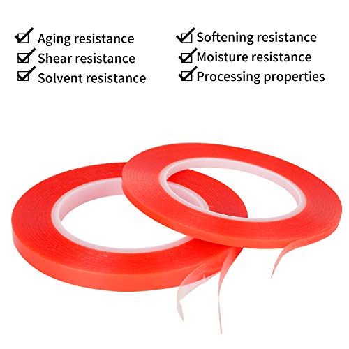 Kaisiking Double Sided Adhesive Tape 5Mm / 10Mm X 25M Heat Resistant High Adhesion Transparent Acrylic Tape, Lcd Screen Repair Sticker For Cell Phone Touch Screen Repair #TOP1