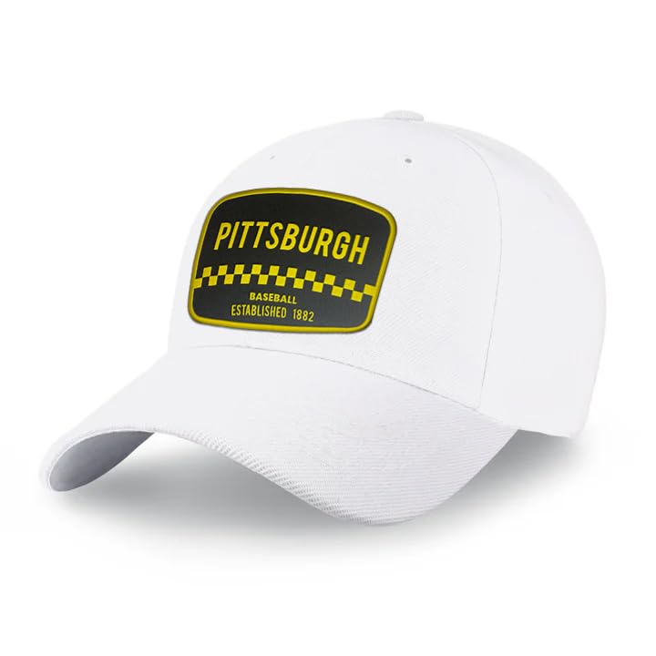 Gorra de béisbol ajustable para hombre y mujer blanca miniatura 1