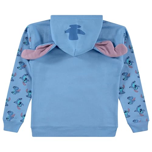 Image of Disney Girls Lilo & Stitch Cosplay Hoodie Set - Stitch Hoodie and Shorts Set -Little and Big Girl Sizes 4-16
