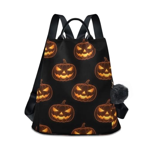 Sac à dos citrouilles antivol avec fermeture dos pour sécuriser vos voyages