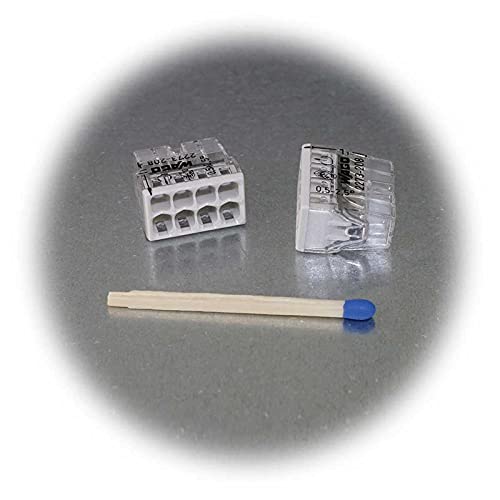 100 Morsetti a innesto compatto WAGO 8x 0,5-2,5 mm², grigio
