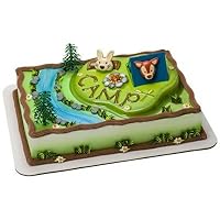 Algopix Similar Product 15 - Camping Adventure Cake Topper