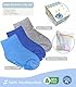 Simply Kids Baby Socken 6-12 Monate Antirutschsocken Baby Abs Babysocken - 9 Paar Socken mit Wäschesack - Blue - Jungen - Bequem - Rutschfest - Laufen - Baumwolle - Tierdruck