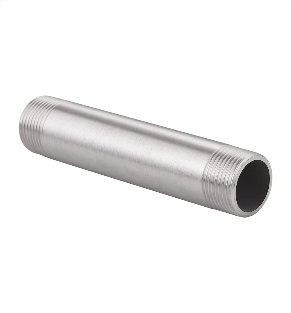 304 Stainless Steel, 3/4 in Nominal Pipe Size, Pipe 4TPL6E4BNE24 Grainger