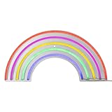 Coloris : Multicolore Paris Prix Atmosphera Créateur d\'intérieur - Lampe Murale Néon LED Arc-en-Ciel 38cm Multicolore