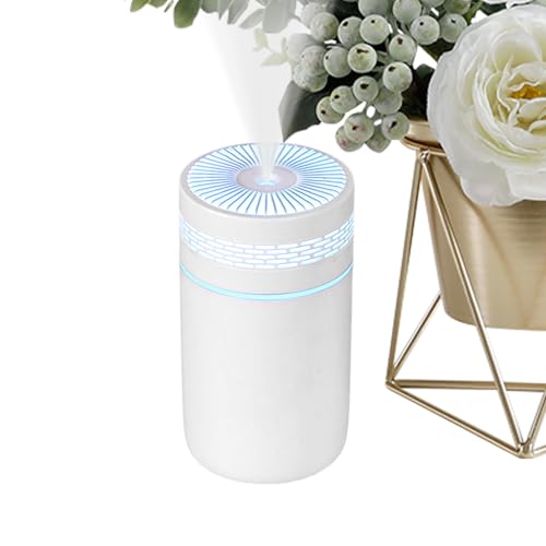 Humidificador Pequeño Para Escritorio - Humidificador De Sobremesa Con Luz,Máquina de Doble Velocidad, Conector 250ml de Nebulización Para Estudio, Yoga, Viajes, Sala de Estar y Hotel Humidificador Pequeño Para Escritorio - Humidificador De Sobremesa Con Luz,Máquina de Doble Velocidad, Conector 250ml de Nebulización Para Estudio, Yoga, Viajes, Sala de Estar y Hotel