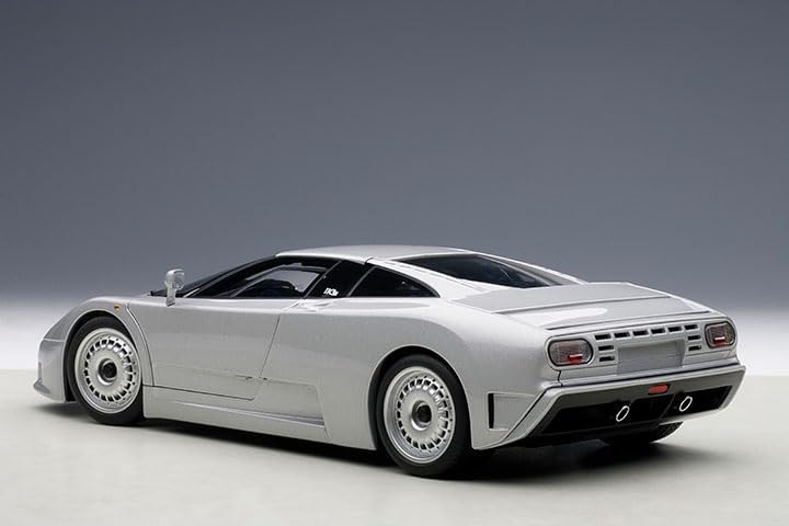 Miniatura 3 de Bugatti EB110 GT Silver 118 - Modelo de auto fundido a presión por Autoart 70979