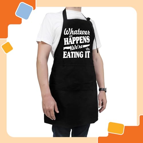 NewEleven Fathers Day Gift For Men, Dad, Husband, Him - Aprons For Men With Pockets