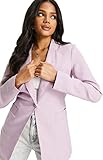 UNIQUE 21 Women Casual Blazer Long Sleeves Single Button Ladies Elegant Boyfriend Blazer Jacket for...