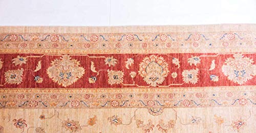RUG PRINCE Afghan Ferahan Ziegler Luxus Teppich Handgeknüpft 250x370 Rot – Bild 8