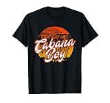Cabana Boy T-Shirt Retro Classic Pool Boy Palm Beach Tee