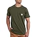 Carhartt Men's Force Relaxed Fit Midweight Short Sleeve Pocket T-Shirt (100410 Prev. Delmont), Moss, 4X-Large