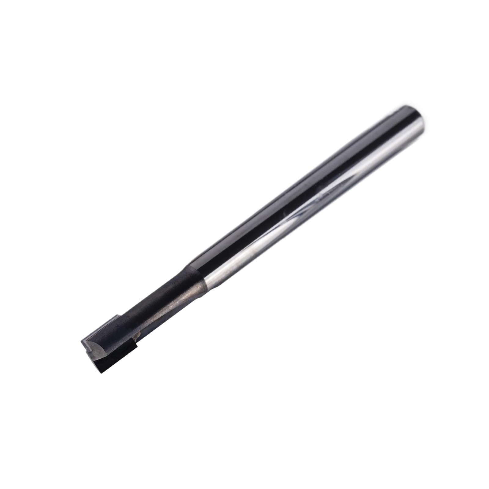 Fresa de flauta recta CNC PCD, fresa extremo pulido, brocas enrutadoras carburo silicio for madera aluminio, 1 ud(D5.0-L06-2F)