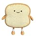 Toast Bread Pillow, Funny Bread Shape Plush Toy Pillow,Facial Expression Soft Toast Sofa Pillow, for Kids Adults Gift Home Bed Room Decor