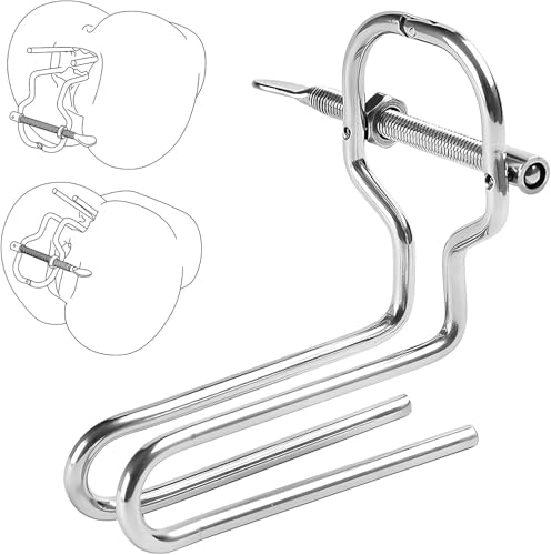 Adjustable Anal Expander Vaginal Expander Anal Stretcher BDSM Toy Yoikun Stainless Steel Butt Plugs for Anal Trainer,Anal Plug Anal Toys for Men,Women and Beginners (B-2 Beads)