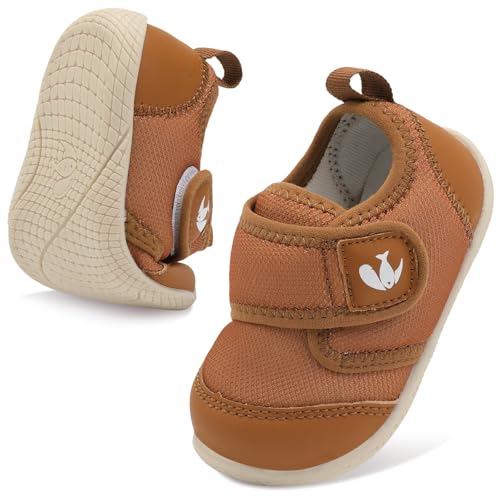 FEETCITY Toddler Barefoot Shoes Flexible Toddler Shoes Boys Girls Walking Shoes Easy On Kids Tennis...