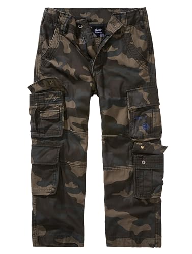 Brandit Kids Pure Vintage Pants, Farbe: darkcamo, Größe: XL 158