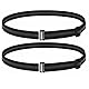 SwirlColor Hemdhalter Herren, 2 Stück Rutschfeste Verstellbare Hemd Bleiben Gürtel Elastische Tuck Gürtel für Ordentlichen Look für Business Office Hochzeit