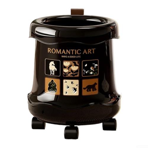 Poubelle rétro large ouverture 17 cm pour éliminer les corvées de cuisine