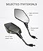 UNLRAE 2PCS Motorcycle Mirrors,Car Accessories Motorcycle Mirrors for Handlebars,360° Adjustable Rhombus Convex Mirror Side Mirror with 8mm & 10mm Bolt,Suitable for ATV Scooter Cruiser (Black)