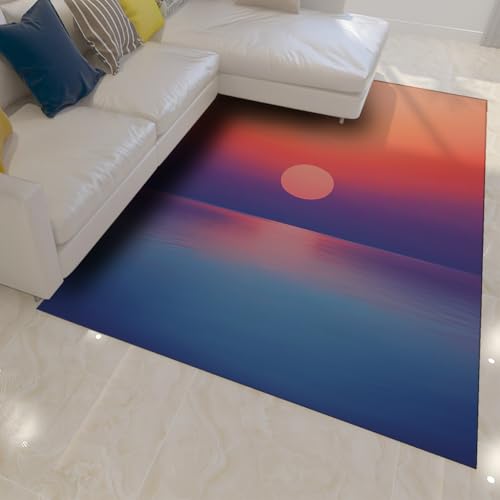 Tapis Salon Noël Idée Cadeau Déco Hivernale Vert Flocon de Neige