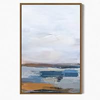 Framed Canvas Wall Art Abstract Color Canvas Prints Home Artwork Decoration for Living Room,Bedroom - 16x24 inches