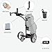 Cart-Tek Electric Golf Push Cart with Remote Control, Rugged Steel Frame, Dual Quiet Motors, 36+ Holes, 10.4 AH Lithium-Ion Battery, Easy to Use Golf Trolley Caddy The Yellowstone