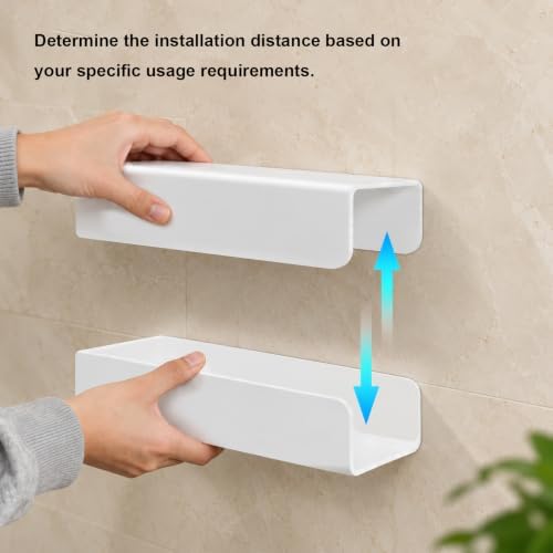 Dude Wipes Holder Compatible with Bathroom: 2 Pack Adhesive Wall Mount Wet Wipe Dispenser for Cabinet and Door and Wall and Toilet — 사진 4