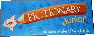 Pictionary Junior; The Game Of Quick Draw (1999 Vintage) By Hasbro #TOP1