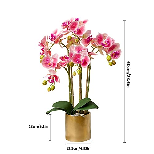 Faux bonsaï d'orchidées pour décoration de centre de table de mariage