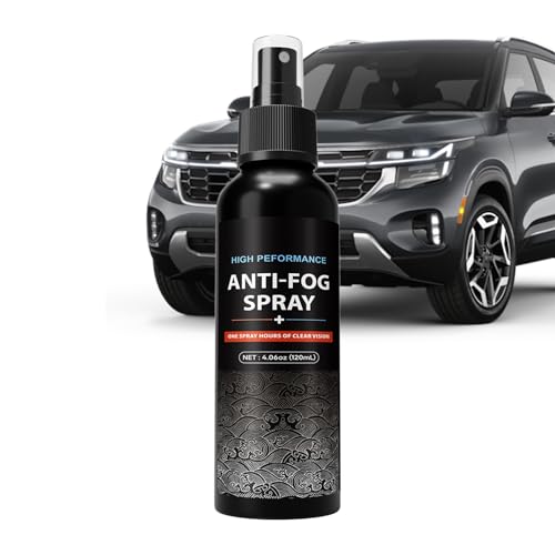 Spray Nettoyant Vitres - 120ml Spray Nettoyant Pour Intérieur Auto, Dégraissant Film Gras Pare-brise | Pour Lunettes Rétroviseurs Remorque Camping-Car Camion Berline