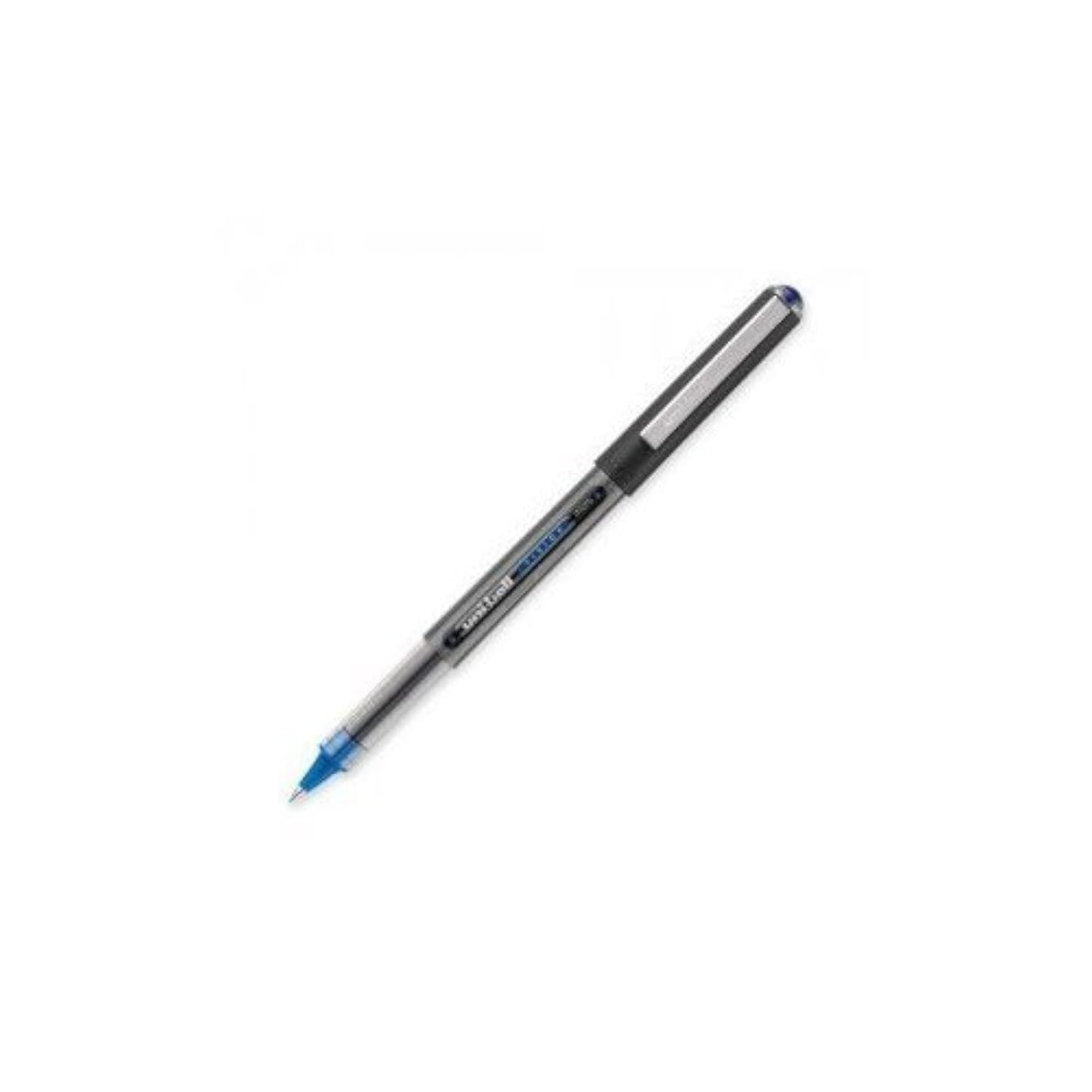 uni-ball Vision Rollerball Pens, Fine Point (0.7mm), Black, 4 Count