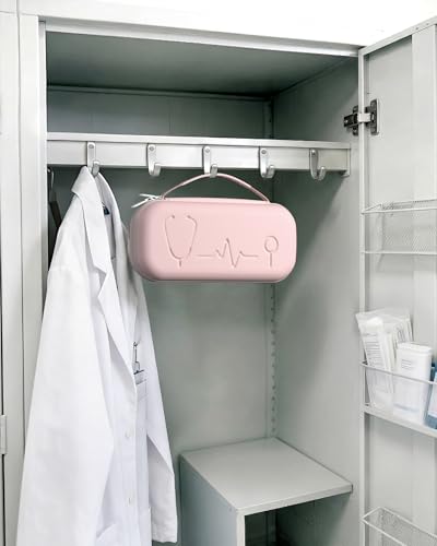 Image of ProCase Stethoscope Case for 3M Littmann Classic III & Cardiology IV -Pink | Hard Protective Carrying Bag Fits MDF, ADC, Omron Stethoscopes, Medical Storage Organizer for Nurses & Nursing Students